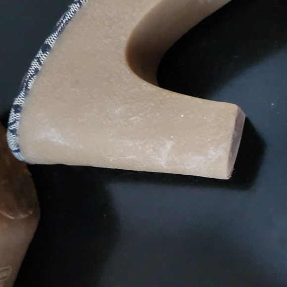 COACH Deirdre Black Clog Heeled sandals 6.5 - Picture 6 of 10